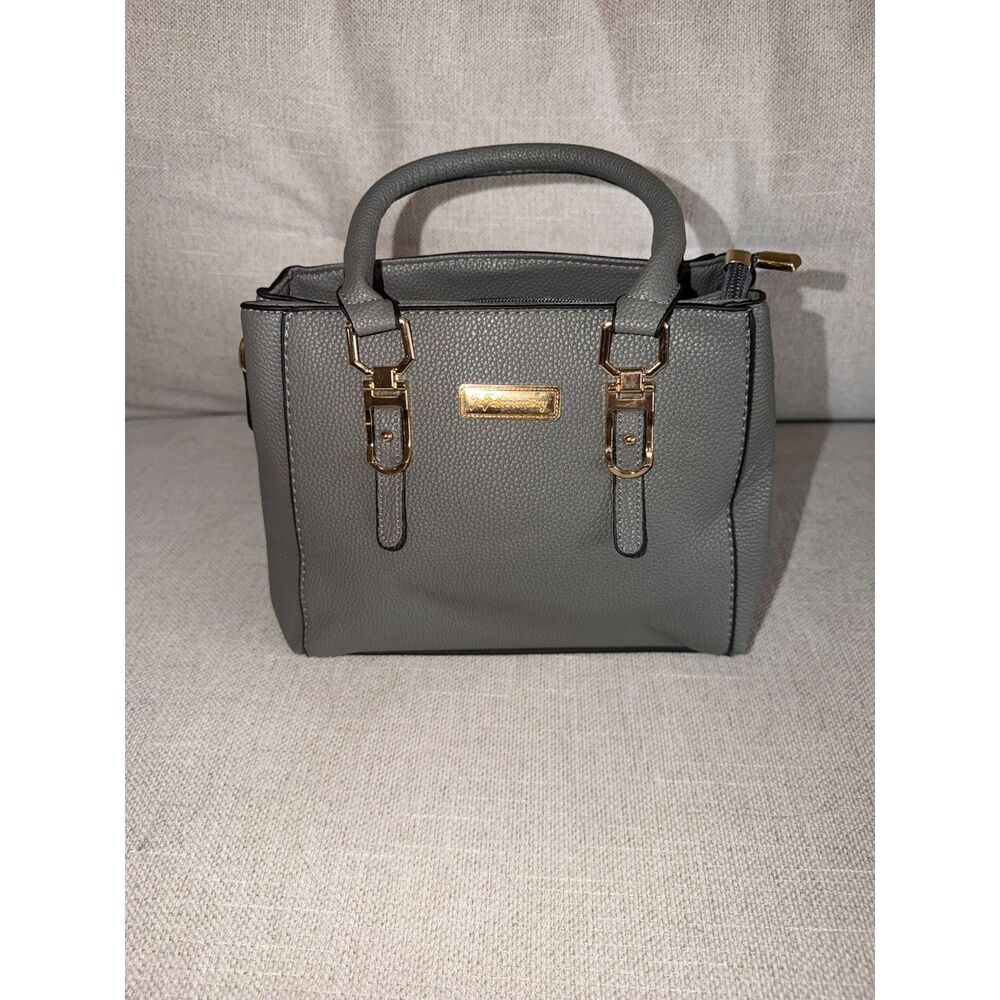 Gray Women’s Handbag – Crossbody Shoulder Bag
